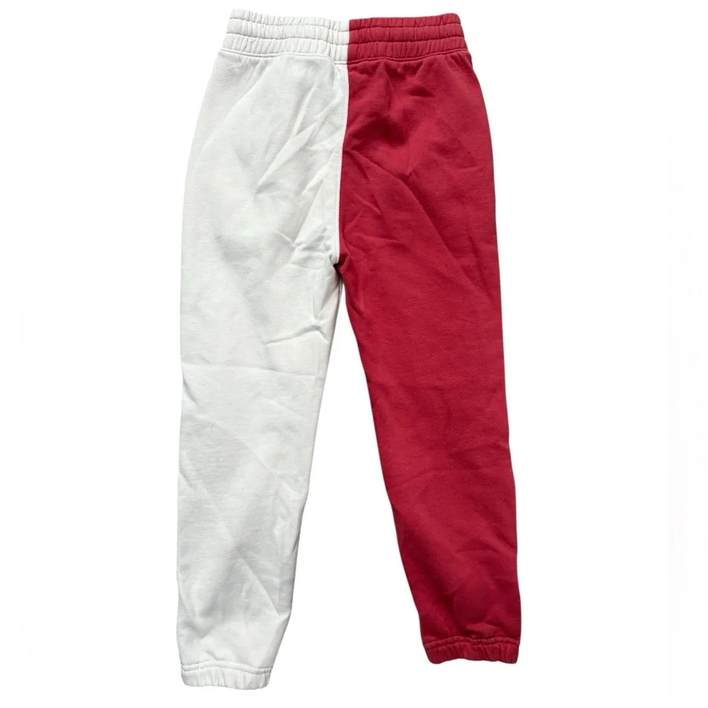 Abercrombie Kids Mauve & White Colorblock Joggers - Girls Size 7/8‎